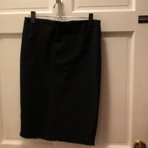 Black pencil skirt